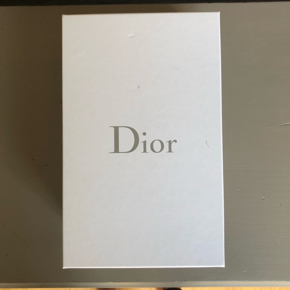 EMPTY Christian Dior shoe box with tissue paper